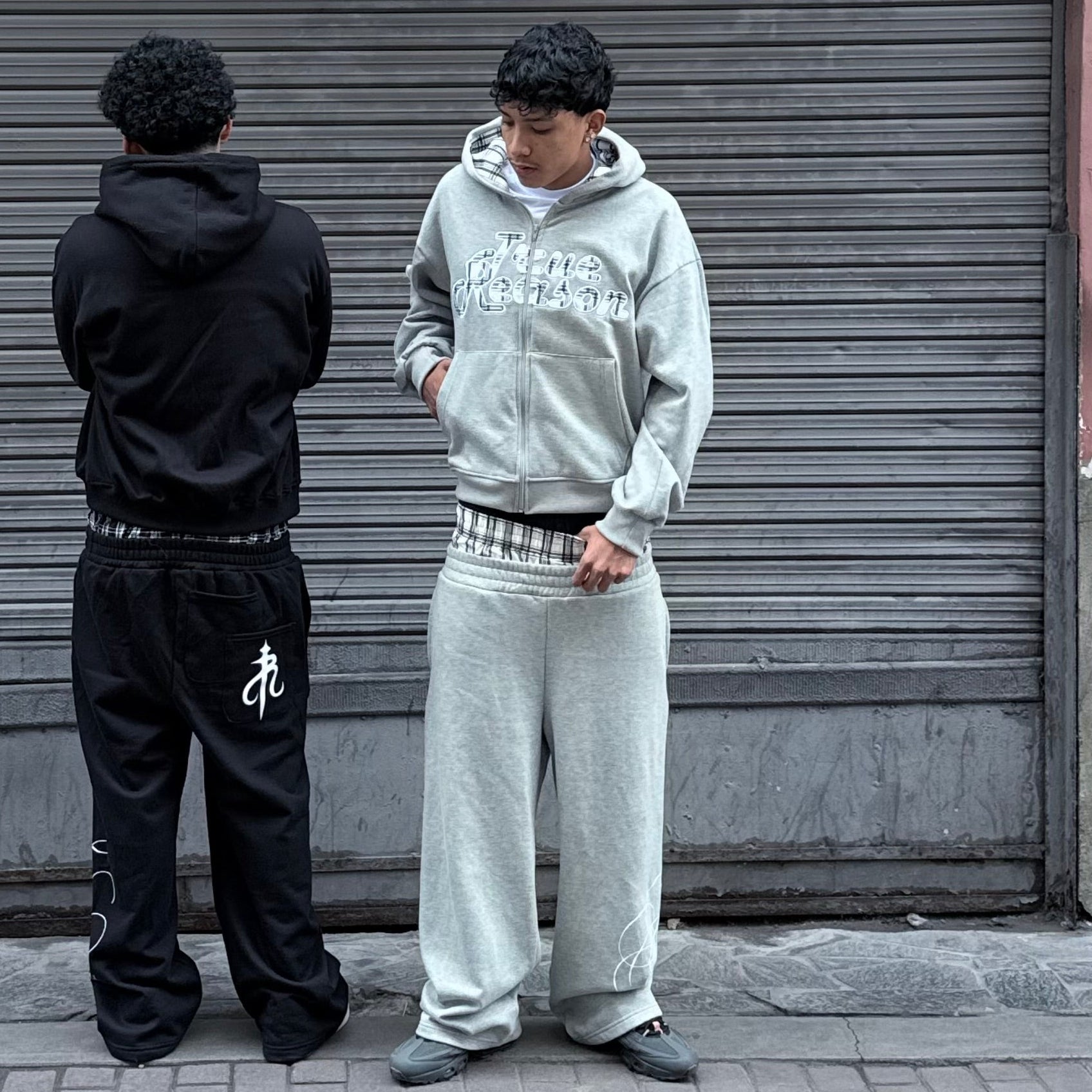 Casaca Gris "Amerikan" Boxy
