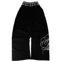 Buzo Doble Pretina "Amerikan" Negro Baggy