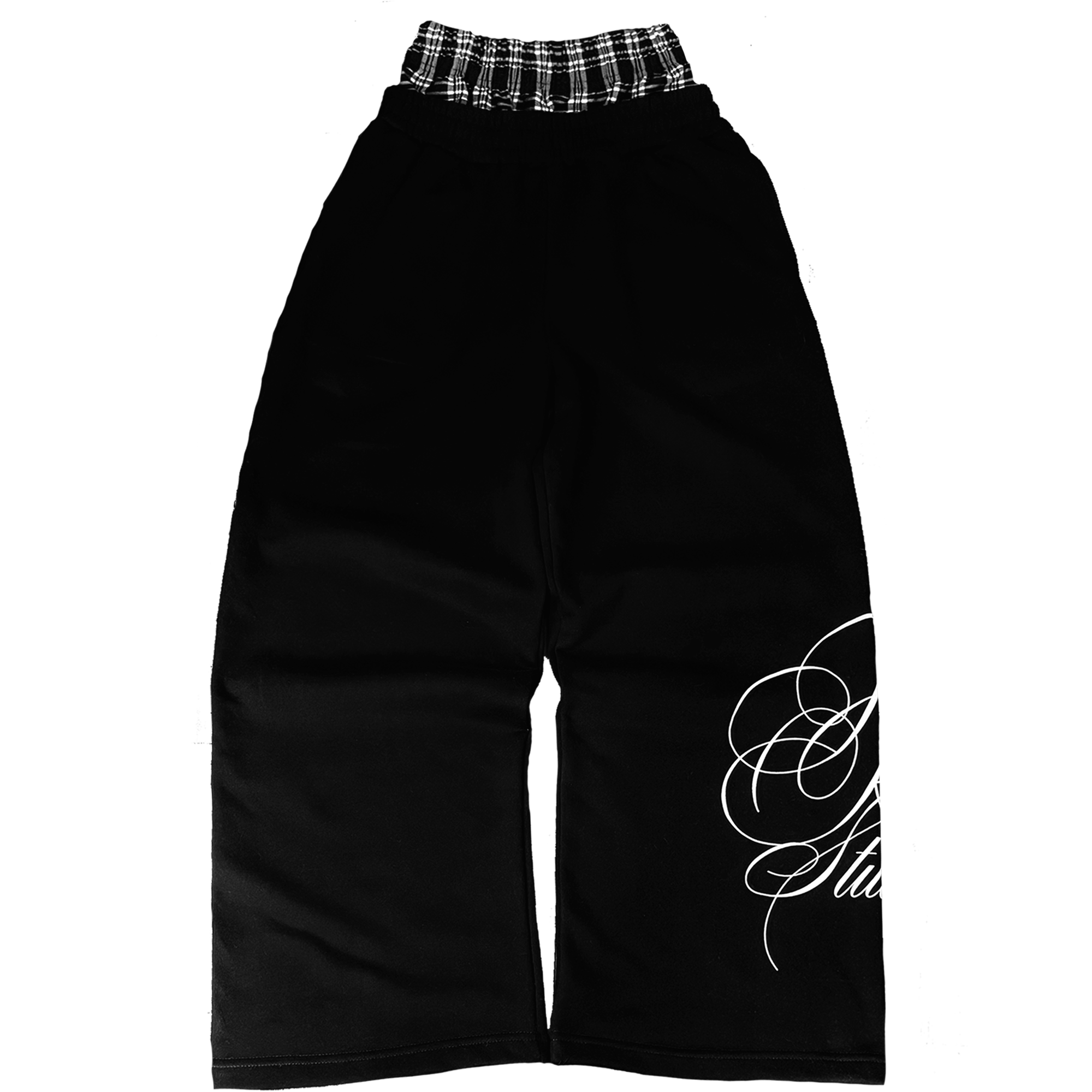 Buzo Doble Pretina "Amerikan" Negro Baggy
