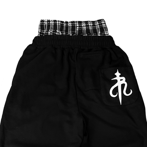 Buzo Doble Pretina "Amerikan" Negro Baggy