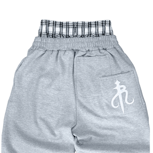 Buzo Doble Pretina "Amerikan" Gris Baggy
